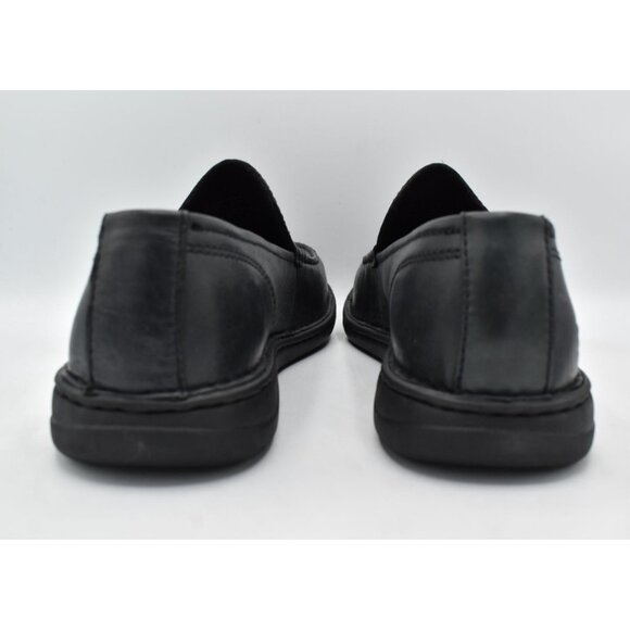 Born‎ Mens Size 9.5 Thaton Black Full Grain Leather Loafers Shoes